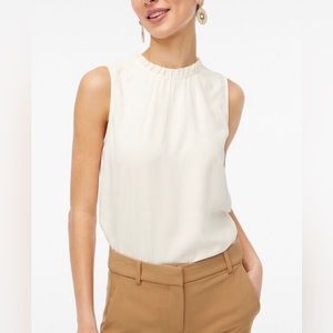 NWT J.Crew Factory Ruffleneck top, various sizes, BP919